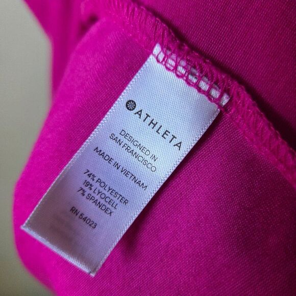 EUC ATHLETA PINK X WRAP BACK TANK TOP SIZE SMALL - Picture 8 of 11